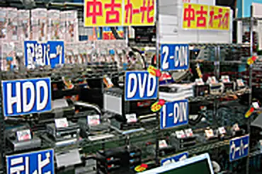 カーナビやオーディオの売り場